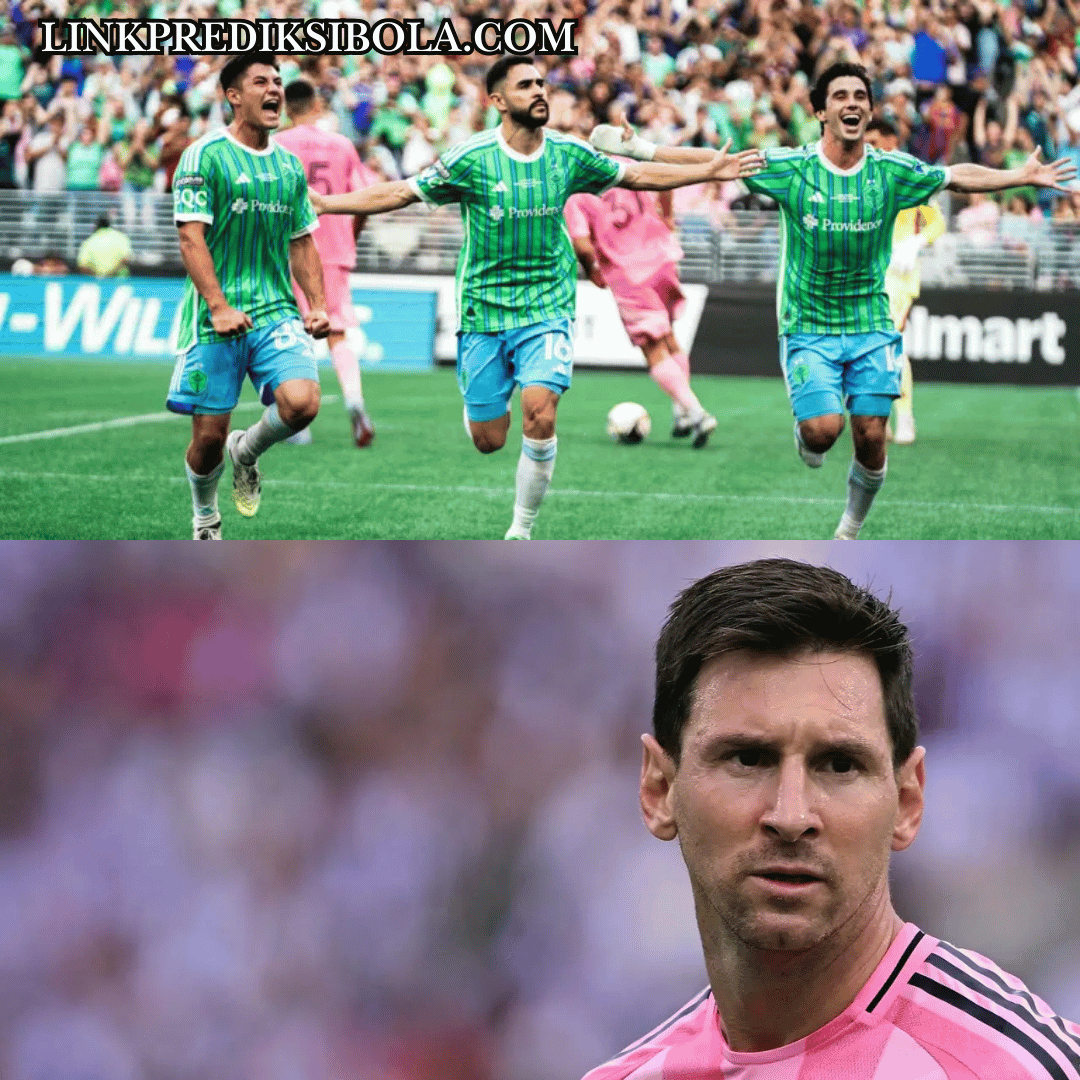 Sounders vs Inter Miami, Messi Kalah Telak 0-3 dari Sounders!