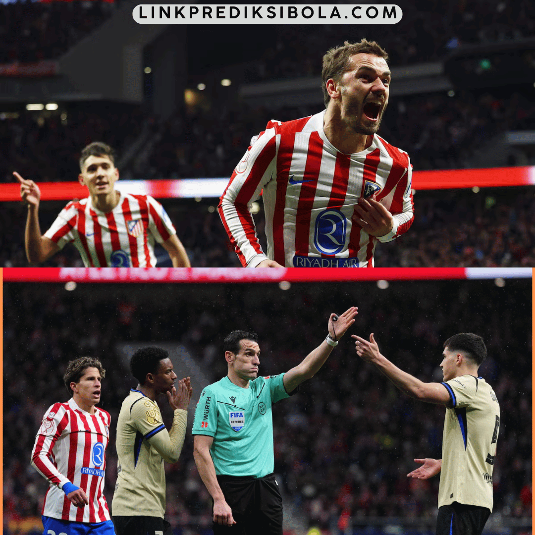 Atl Madrid vs Barcelona 4-0 pada Leg Pertama Semifinal Copa del Rey!