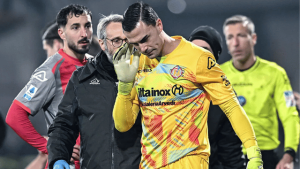 emil audero dilempar flare