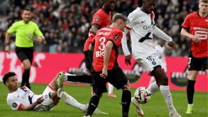 hasil rennes vs psg